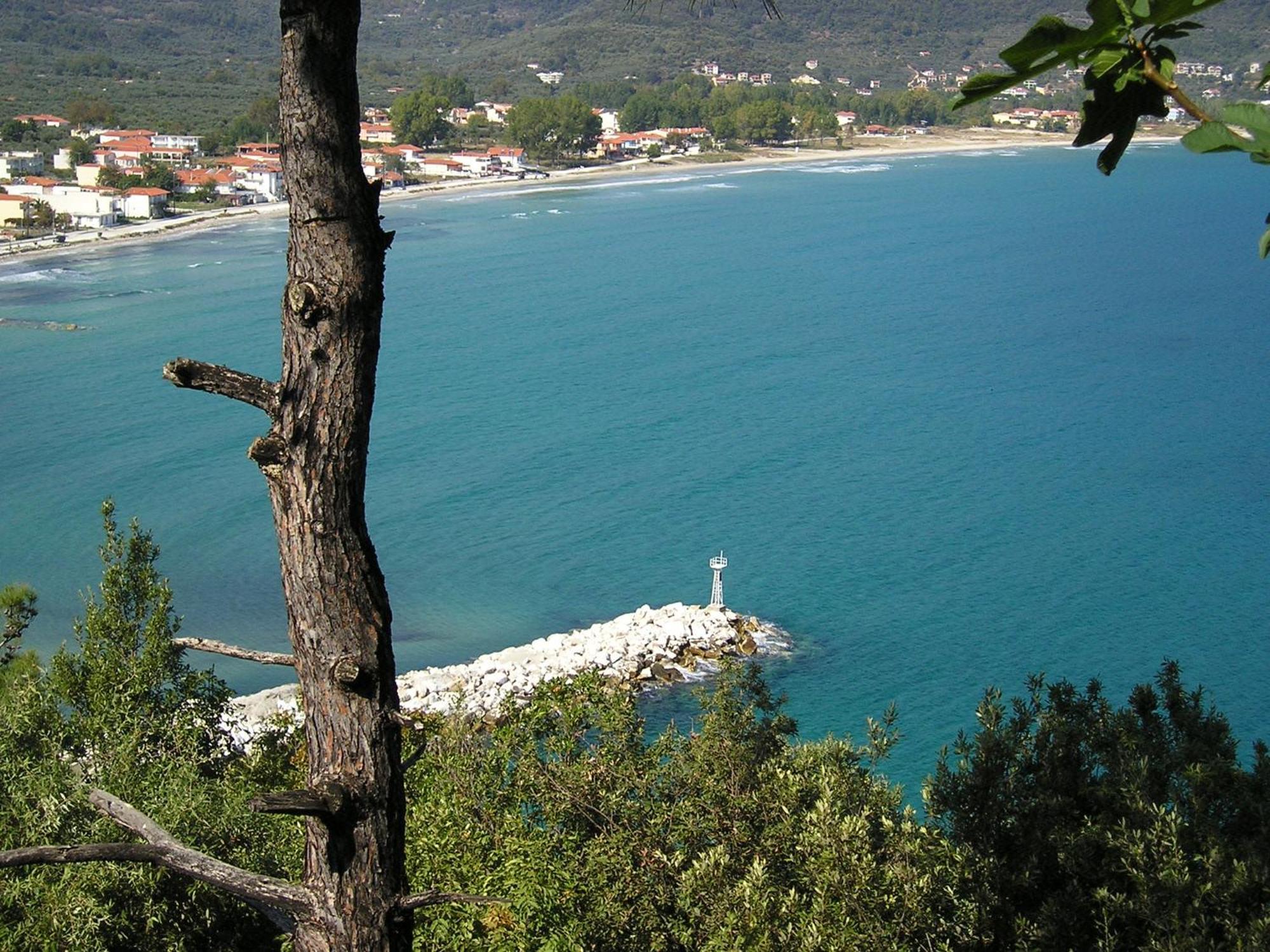 Golden Beach Inn Chrysi Ammoudia ภายนอก รูปภาพ